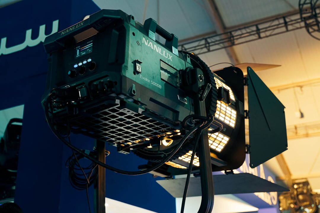 Professional stage lighting design for broadcast